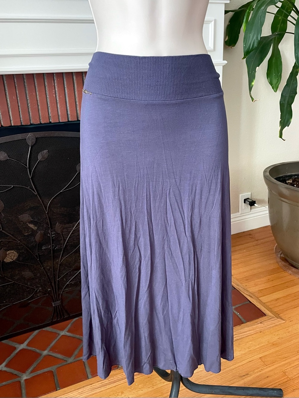 Green Dragon Purple Gray, Super Soft, Studded Skirt M